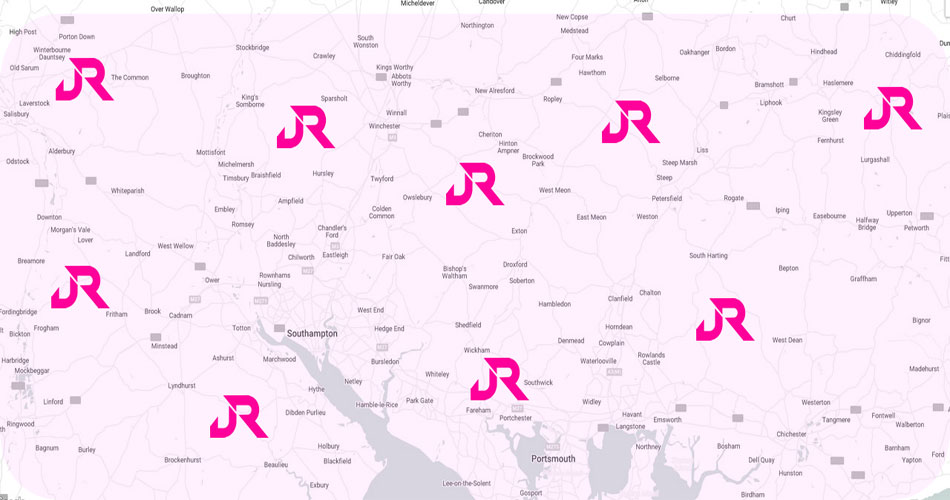 Areas covered by J&R Drain Solutions Ltd